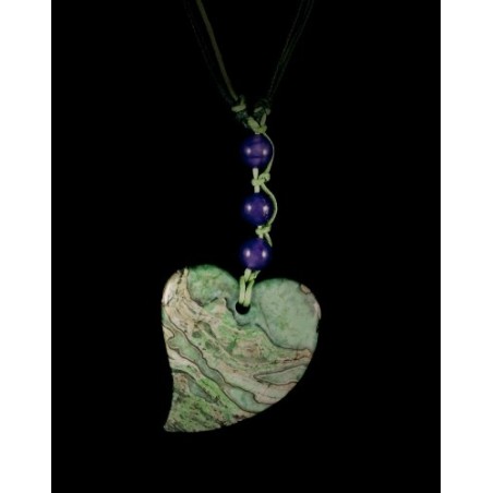 Pendentif d'agate peau-de-tigre -V