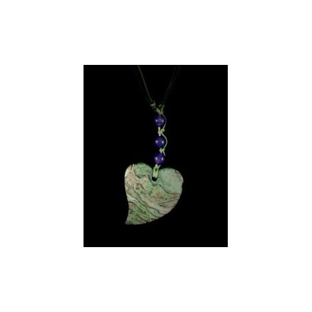 Pendentif d'agate peau-de-tigre -V