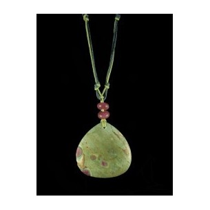 Pendentif de zoïsite -V 2